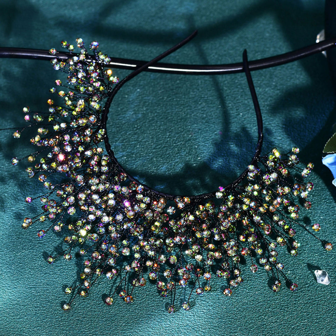 Luxurious Imitation Diamond Crown Headpieces