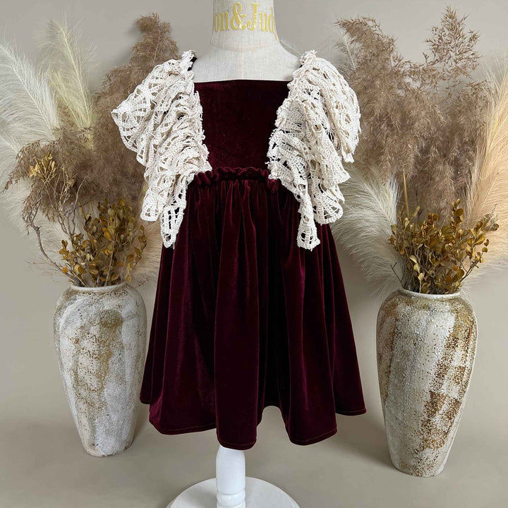 Muestra de vestido para niña de 21 a 24 meses (lista para enviar)