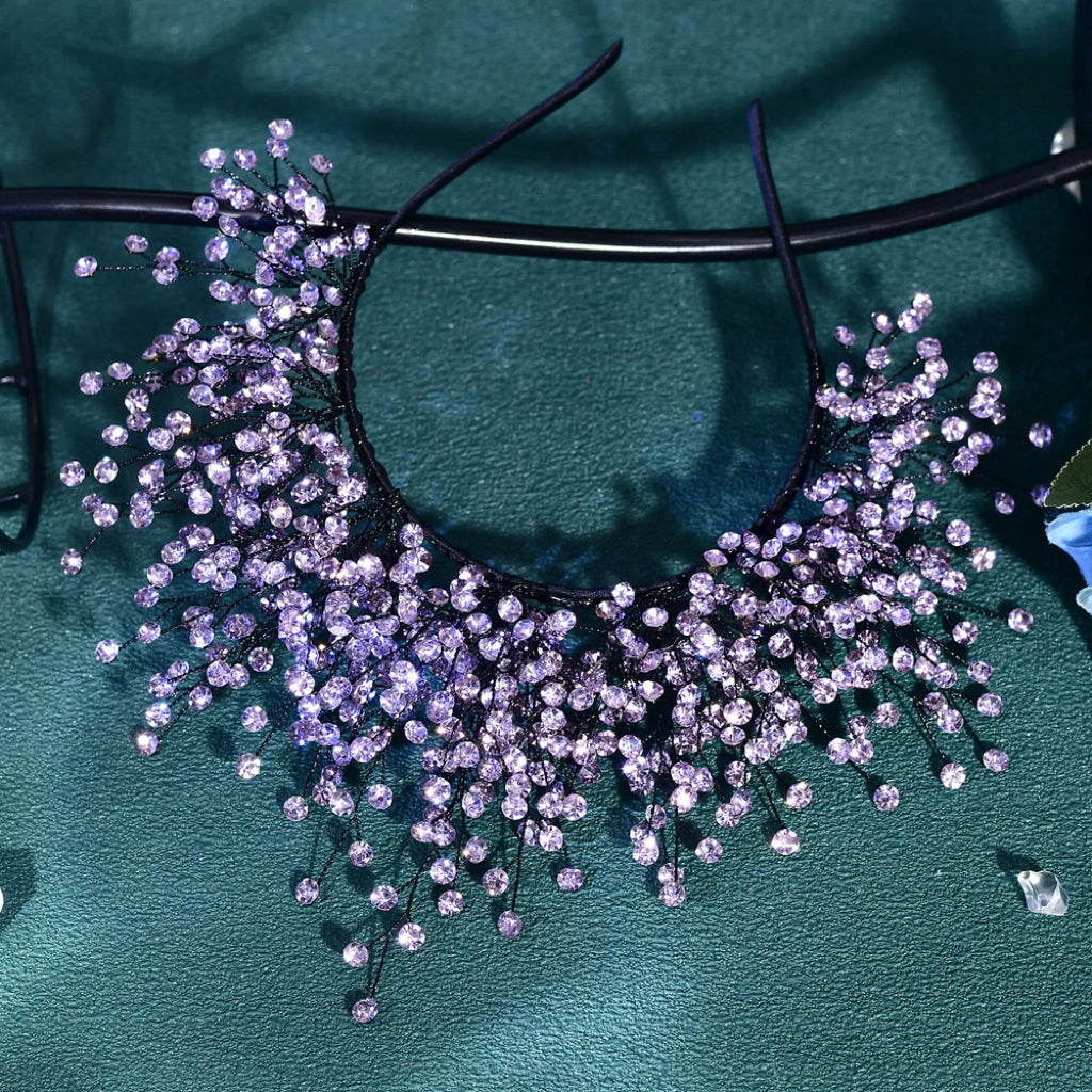 Luxurious Imitation Diamond Crown Headpieces