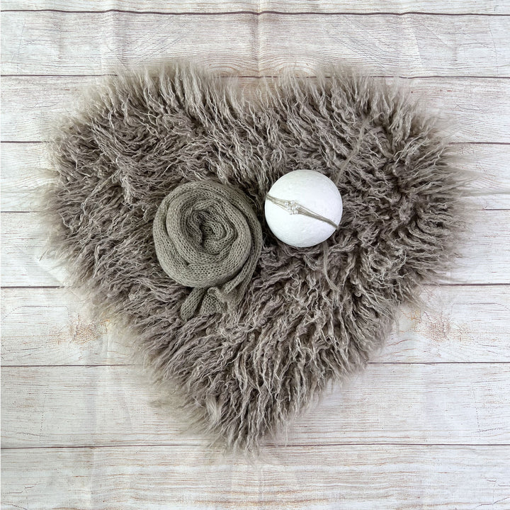 Almost mauve Faux Fur Matched Set