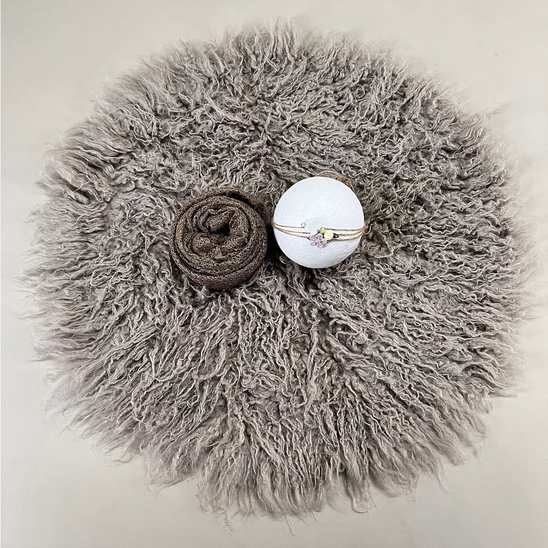 Almost mauve Faux Fur Matched Set