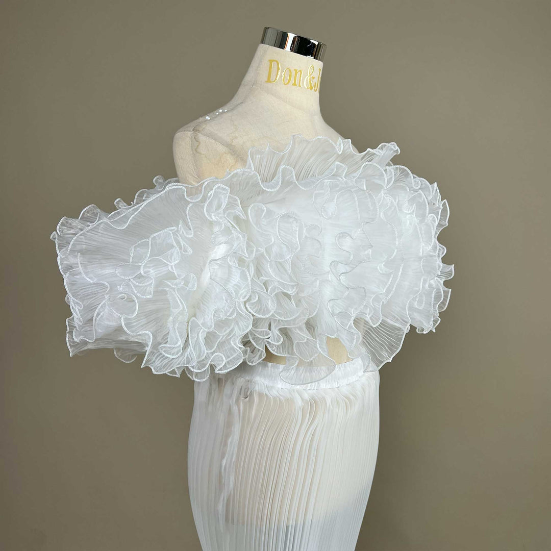 Laura Gown | Organza Two-Piece Set Maternity Photography Dress