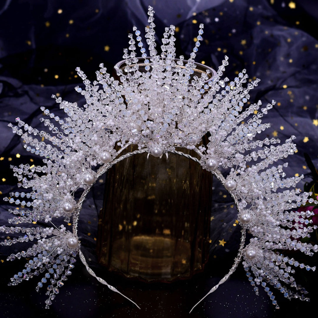 Luxury Diamond Pearl Crown Headpieces