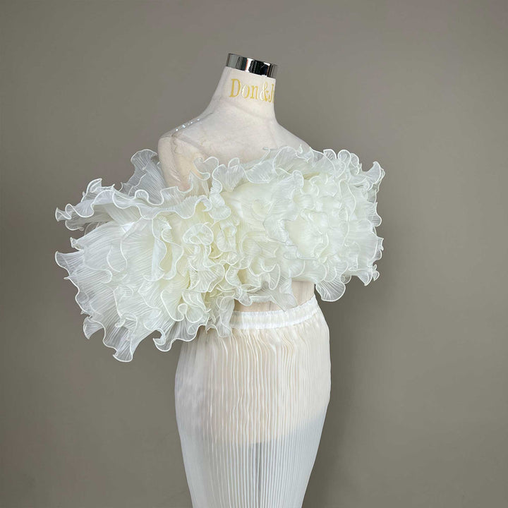 Laura Gown | Organza Two-Piece Set Maternity Photography Dress