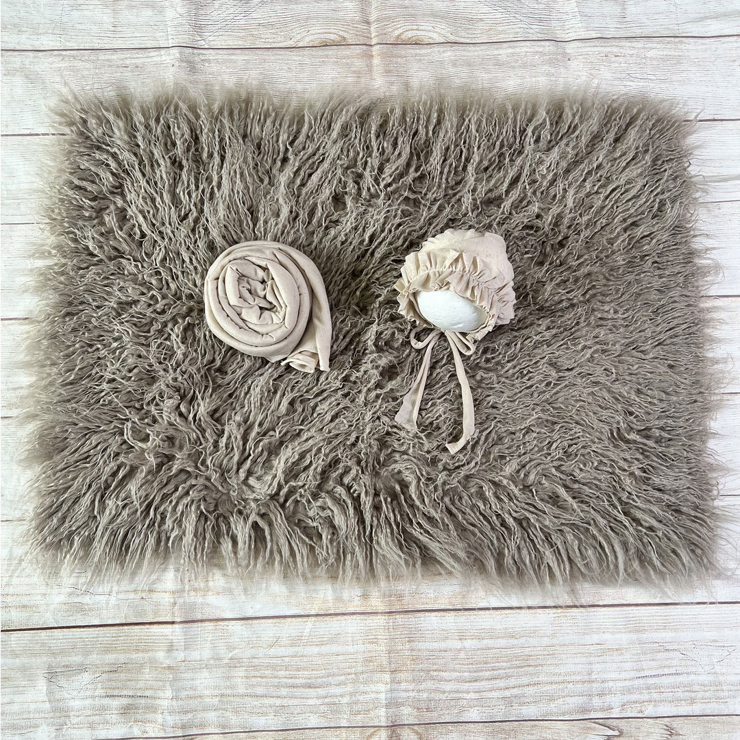 Almost mauve Faux Fur Matched Set