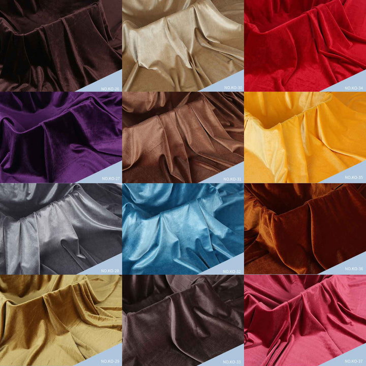 Enid Velvet Split Robe Gown