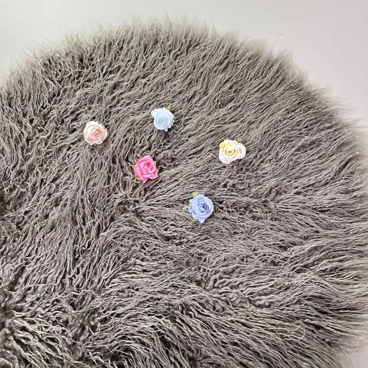 60CM Round faux fur Blanket