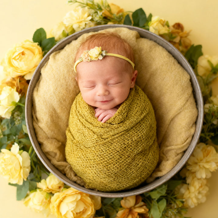 Newborn Soft Stretch Swaddle Wrap