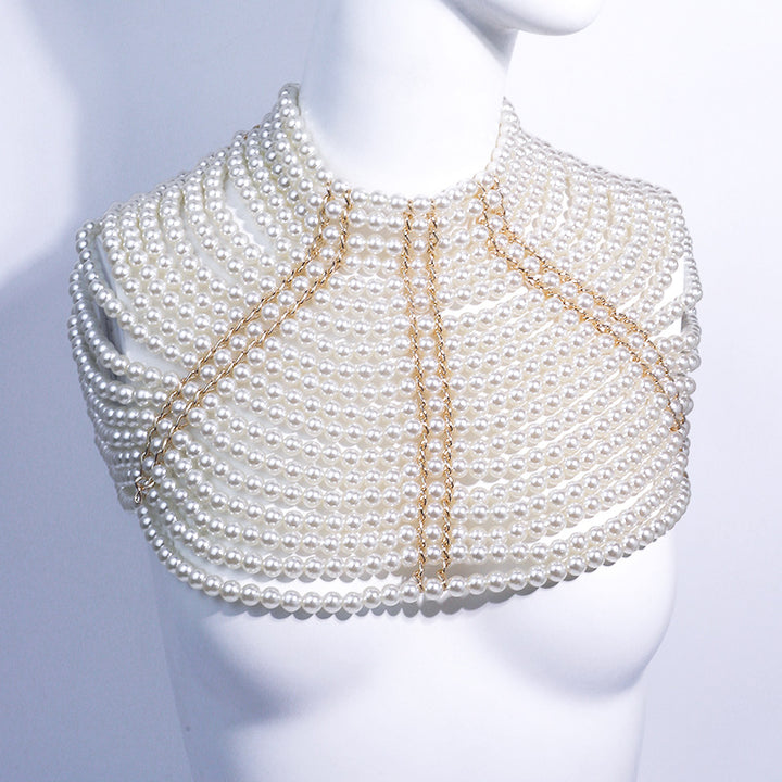 Layered Imitation Pearl Body Accessories