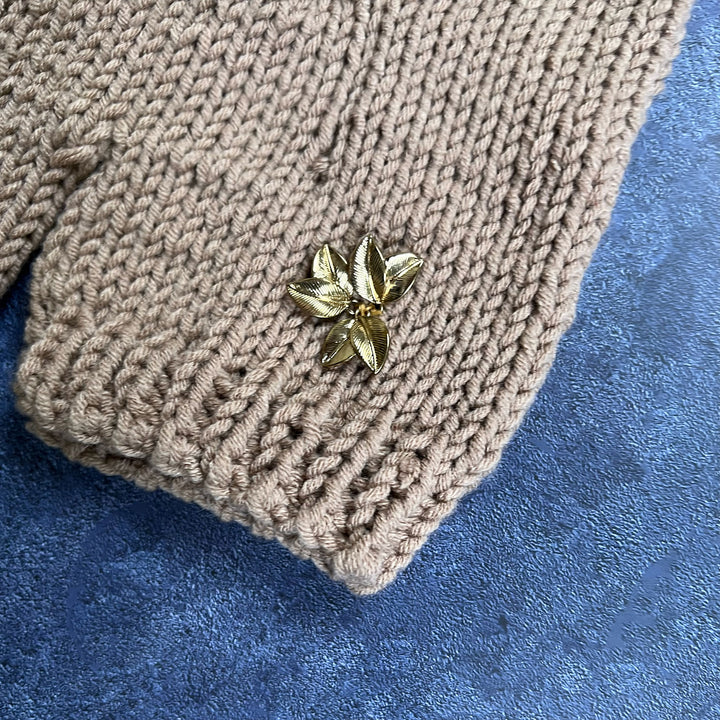 Baby Knit Suspender Pants & Hat Set