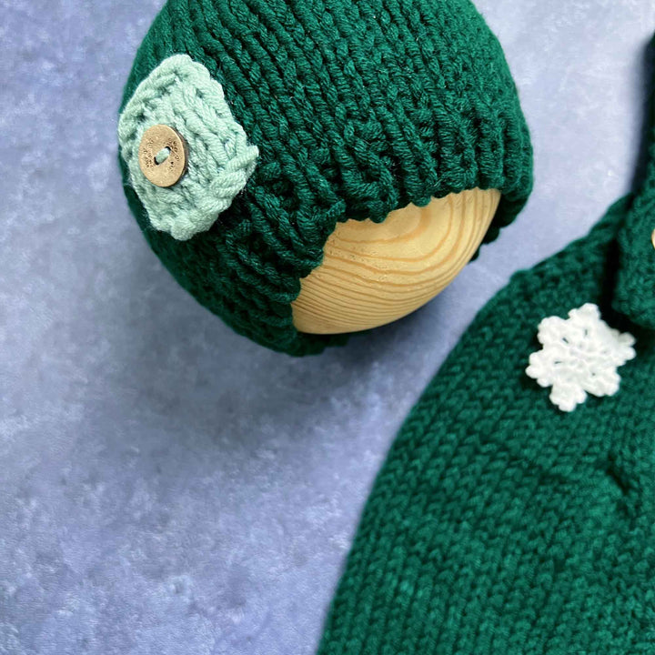 Baby Knit Suspender Pants & Hat Set