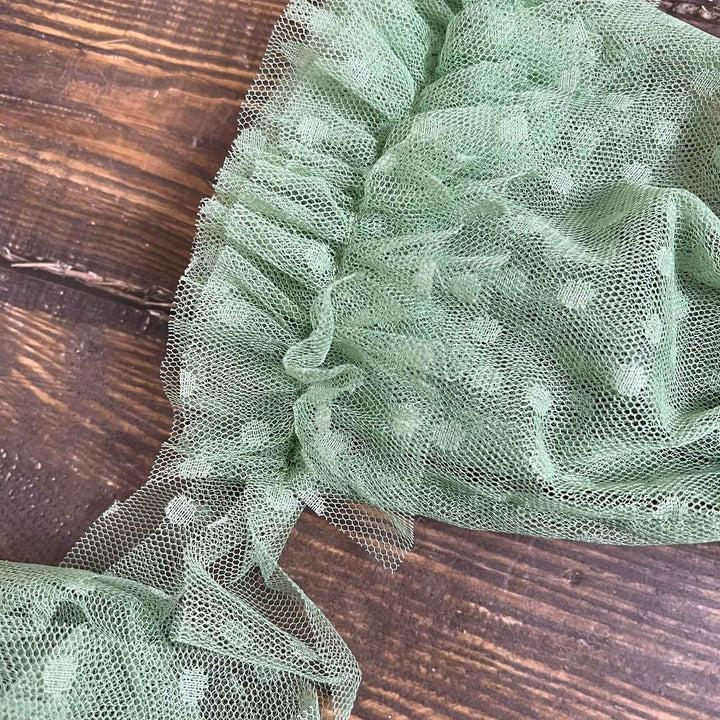 Polka Dot Tulle Newborn Hat