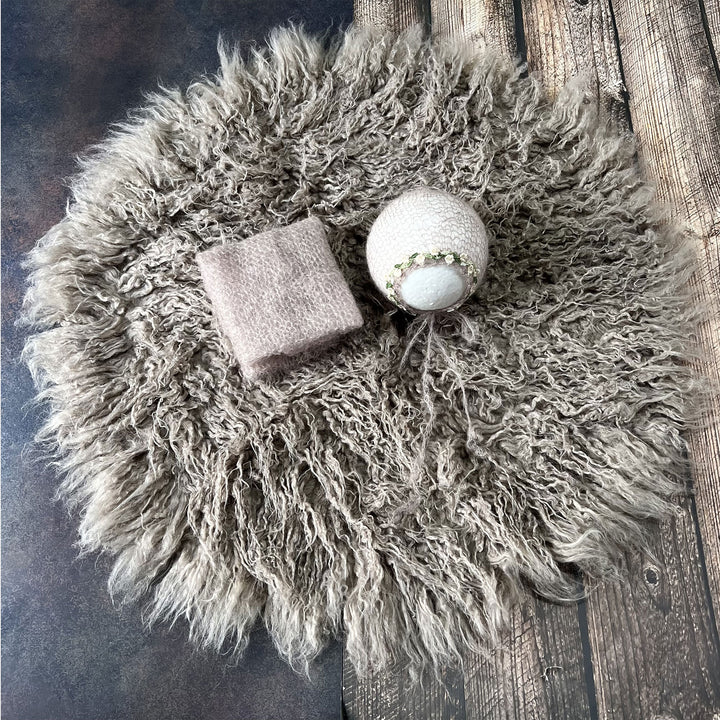 Almost mauve Faux Fur Matched Set