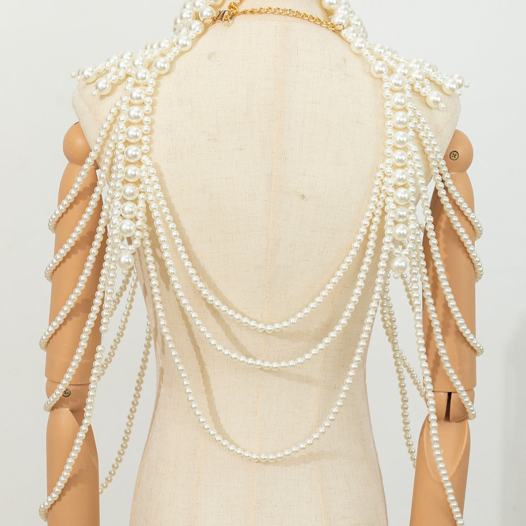 Layered Imitation Pearl Body Accessories