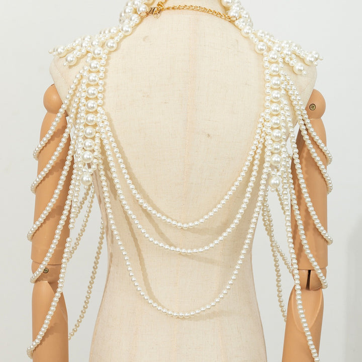 Layered Imitation Pearl Body Accessories