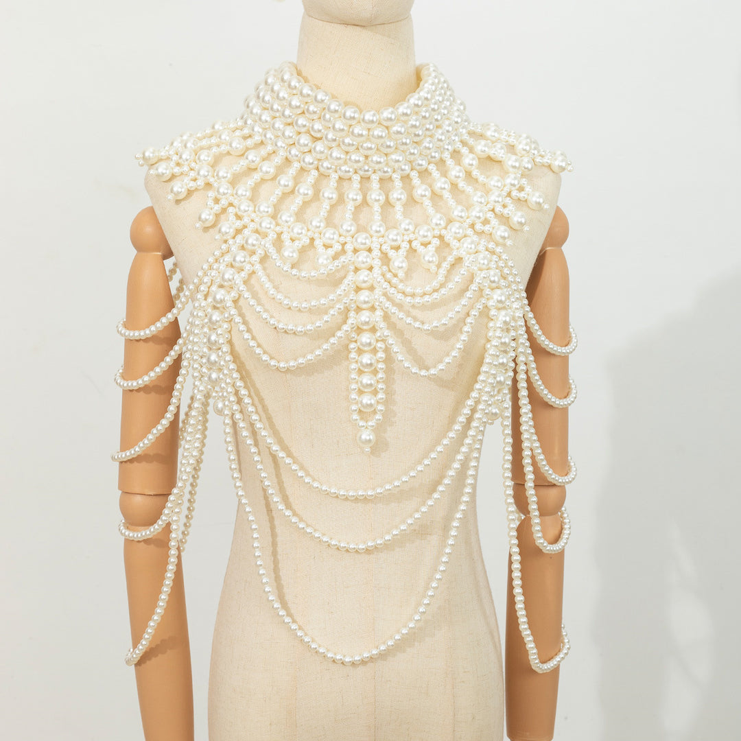 Layered Imitation Pearl Body Accessories