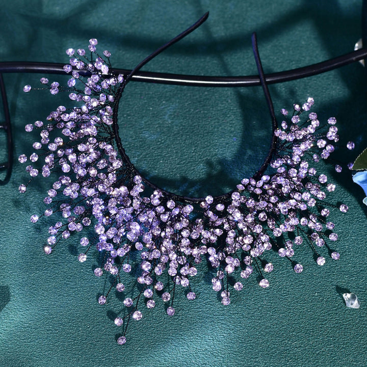 Luxurious Imitation Diamond Crown Headpieces