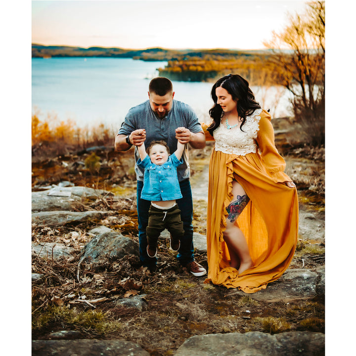 Josephine Cotton Floral Gown