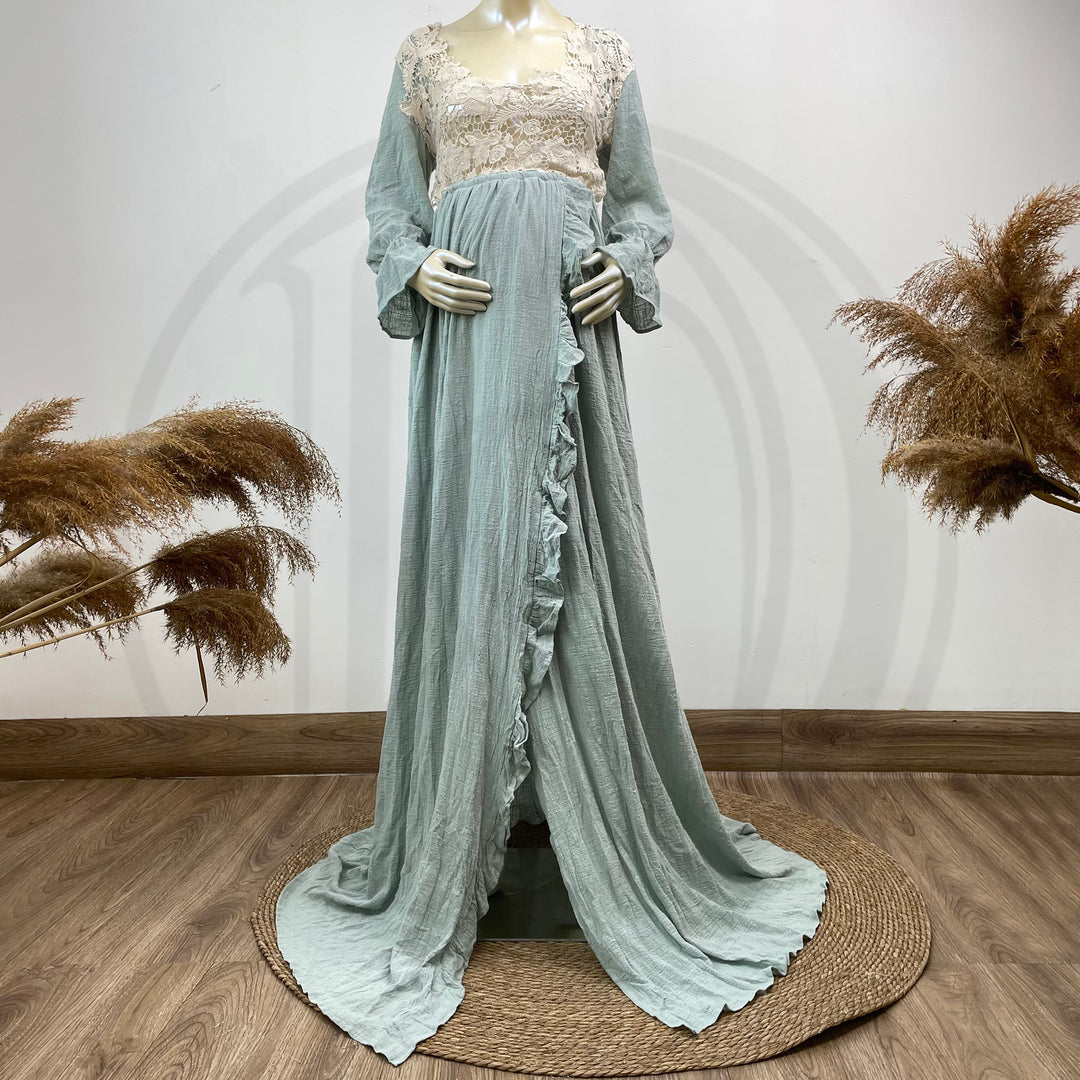 Josephine Cotton Floral Gown