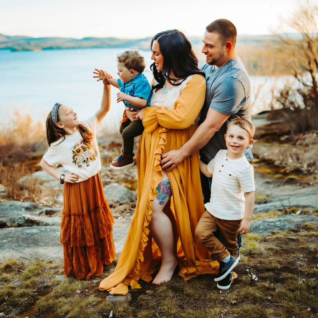 Josephine Cotton Floral Gown