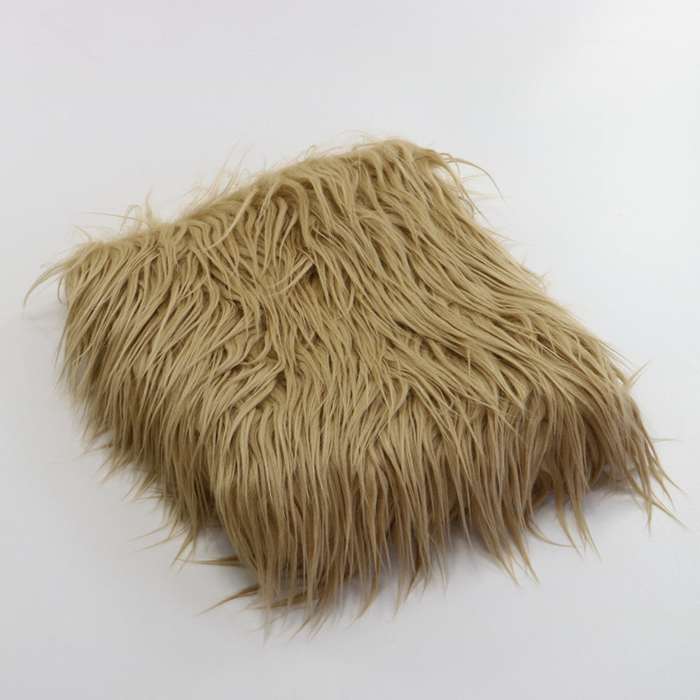 Mongolia Faux Fur Baby Photoshoot Blanket Backdrop Basket Fillers Newborn Photography Props - Don&Judy Newborn&Maternity photography props