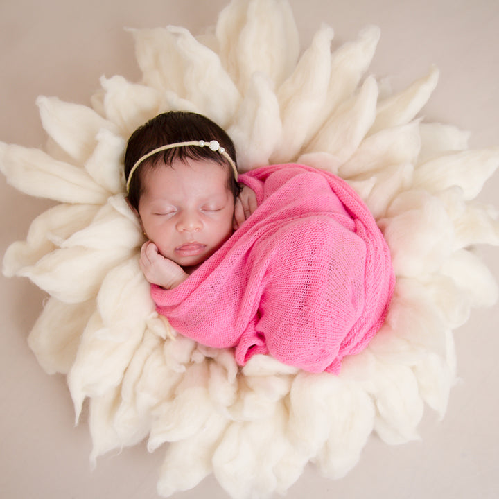 Handcraft Pure Wool Fox-Brush Style Newborn Photography Blanket - Don&Judy Newborn&Maternity photography props