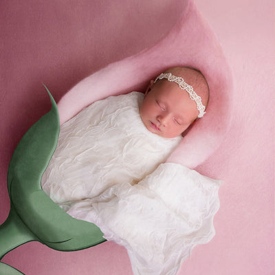 Stretch Embossing Chiffon Wraps Newborn Photo Props - Don&Judy Newborn&Maternity photography props