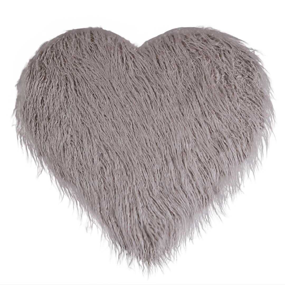 Sweet Heart Newborn Faux Fur Mongolia Newborn Blanket for Photography Long Pile Faux Fur - Don&Judy Newborn&Maternity photography props