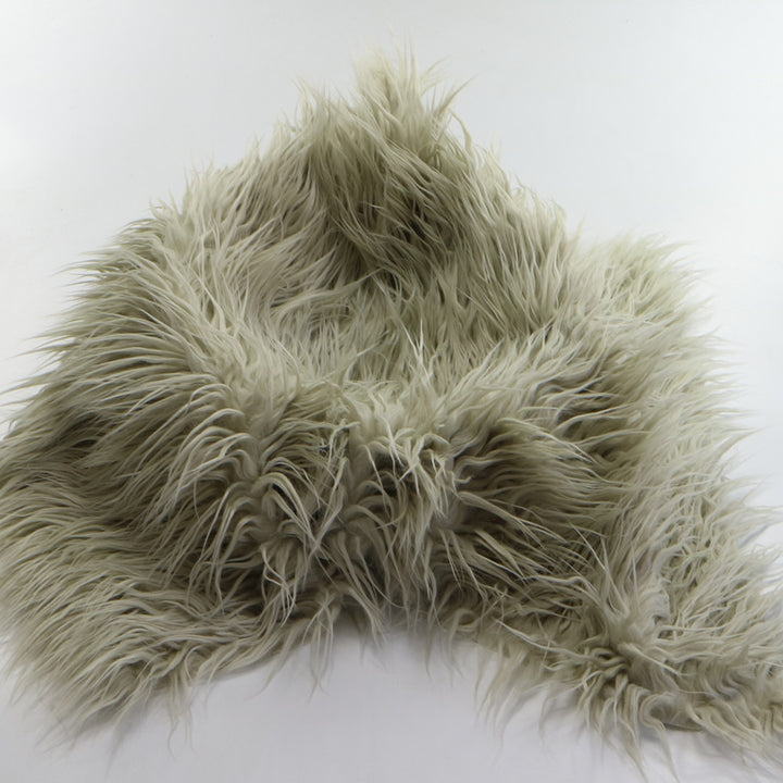 Mongolia Faux Fur Baby Photoshoot Blanket Backdrop Basket Fillers Newborn Photography Props - Don&Judy Newborn&Maternity photography props