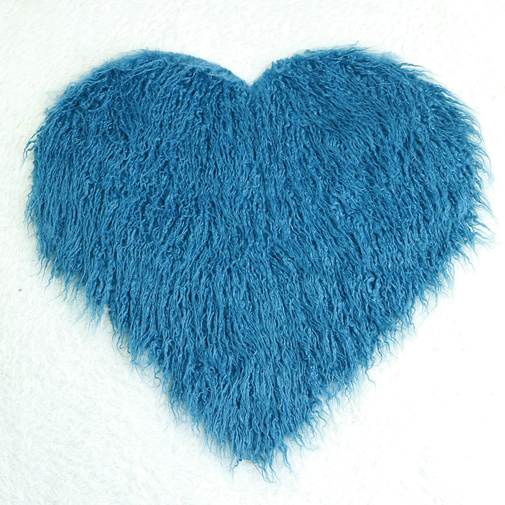 Sweet Heart Newborn Faux Fur Mongolia Newborn Blanket for Photography Long Pile Faux Fur - Don&Judy Newborn&Maternity photography props